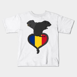 Gerbil Romania (dark) Kids T-Shirt